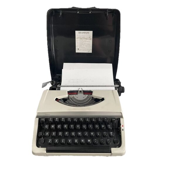 Vintage Sears Portable Metal Manual Typewriter 268.52000 w/CaseSHIPS SAME DAY